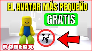 EL AVATAR MÁS PEQUEÑO de ROBLOX GRATIS avatar pequeño gratis 2024