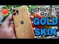 Matte Gold skin for my iPhone 11 pro ❤️‍🔥 || BEST SKIN FOR IPHONE ||  wrapcart.com