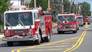 Antique Fire Apparatus Lights & Sirens Parade 2023 CLAFAA TriCounties Fire Association's Muster