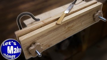 Simple Moxon (Double Screw) Vise // From Start to Finish (1 Power Tool Needed)
