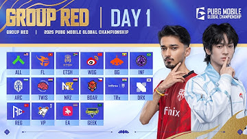 [NP] 2025 PMGC League | Group Red Day 1 | PUBG MOBILE Global Championship