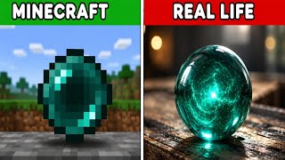 Minecraft vs Real Life 🔮 | Minecraft All Items Comparison screenshot 3