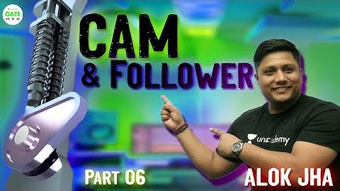 CAM & Follower -6 | THEORY OF MACHINE | By #Aloksir