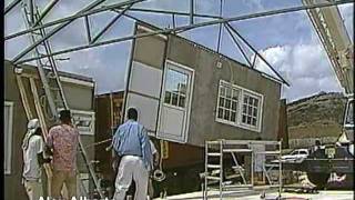 OP CURACAO; WONING KOMPLEET AFGEBOUWD IN EEN WEEK...!