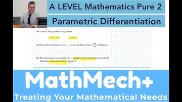Parametric Differentiation | Cambridge A Level Maths | Pure 2  | 2 Exam Q