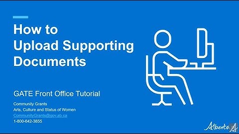 How to Upload Supporting Documents