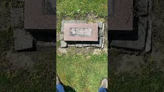 random grave - James M. Snow 1878-1939 🪦 #cemetery