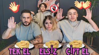 TEK EL , ÇİFT EL , ELSİZ YEMEK YARIŞMASI !!