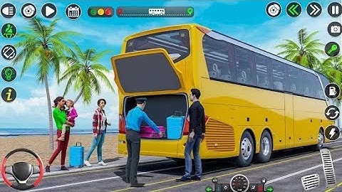 Bus simulator 3d bus game gameplay//public transport simulator coach android gameplay 