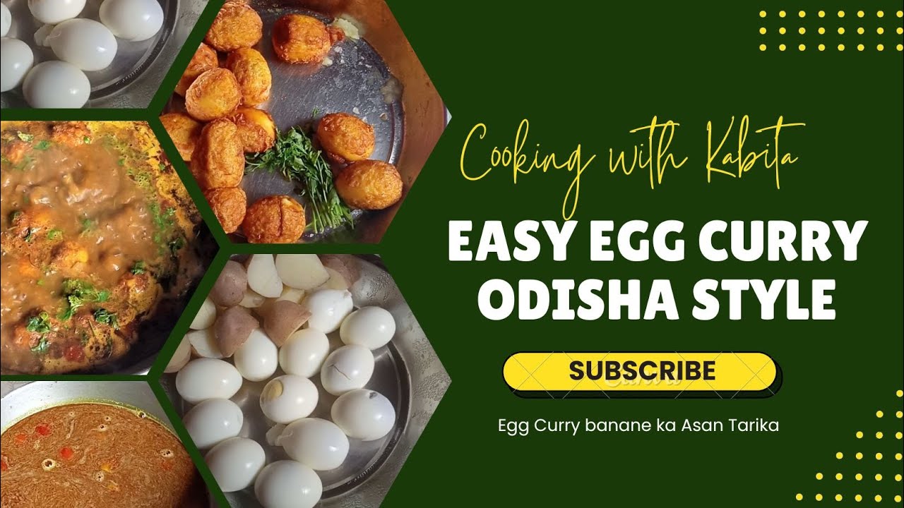 Easy Egg Curry Odisha Style // Cooking With Kabita // cooking 