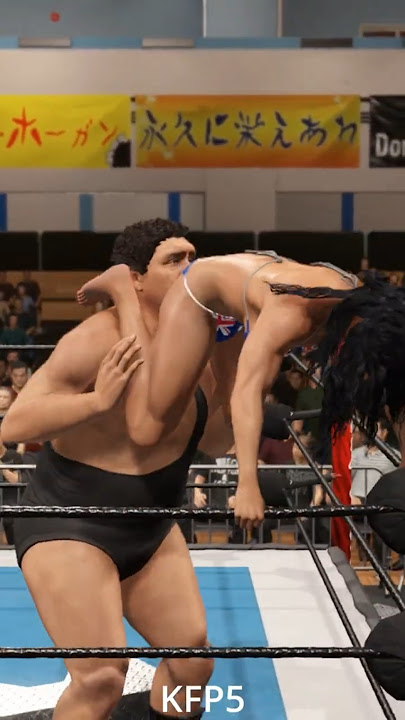 Andre The Giant vs Chyna Part 18🔥#shorts #wwe #wwe2k25 #kfp5 #shortfeed #viralshorts #seo