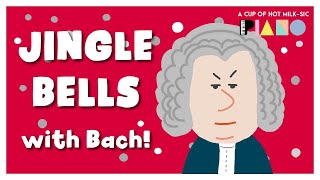 Jingle Bells - Very Relaxing Instrumental Piano Version with Bach's Prelude No. 1 in C Major BWV 846