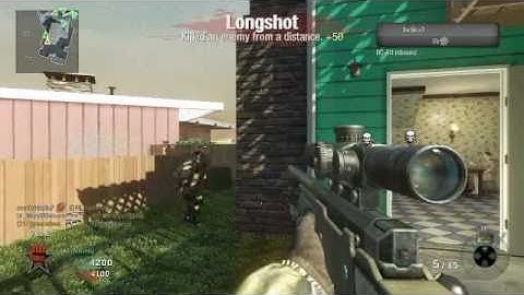 COD black ops: Epic tomahawk kill across nuketown