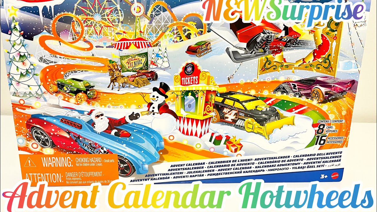 Мега!!! Новогодний Advent Calendar «HOTWHEELS»🎁🎅🎄🎉 Машинки