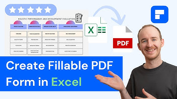How to Create Fillable PDF Form in Excel