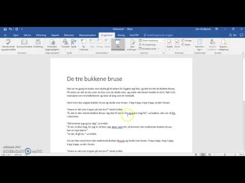 Video: Slik bruker du synonymordbok i Microsoft Word: 9 trinn