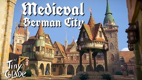 Tiny Glade - Medieval German City (Speedbuild)