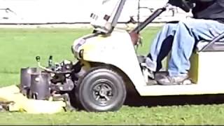 golf Cart cutting grass attachment ... Pin and Plug - YouTube