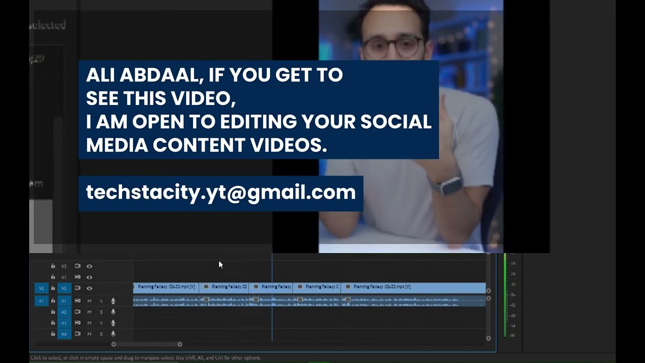 How I Edited Ali Abdaal's Facebook Short Video