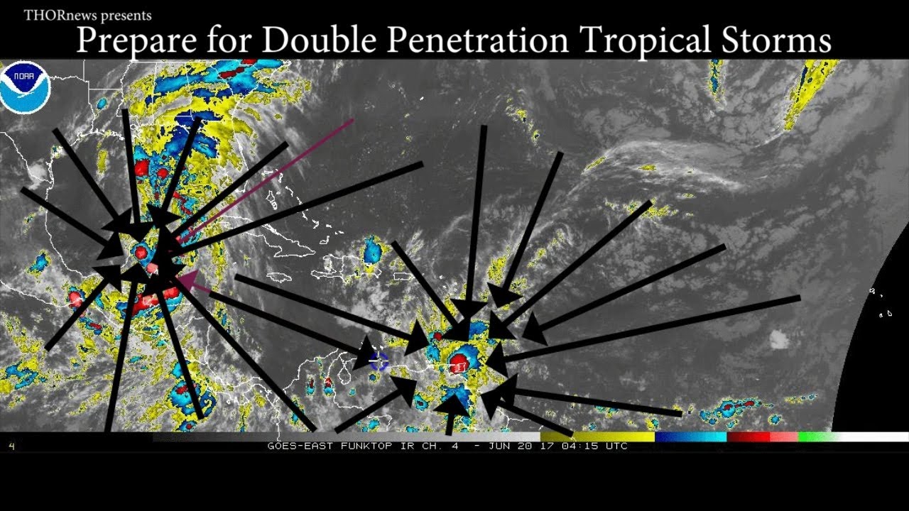 Potential tropical storm Cindy nears Louisiana while Bret churns in Atlantic