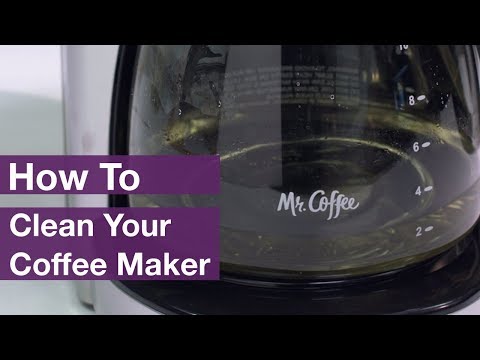 How To Clean Mr. Coffee&Reg; Coffee Makers