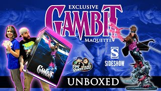Celebrity Exclusive Gambit Maquette By Sideshow Collectibles Unboxed Profile