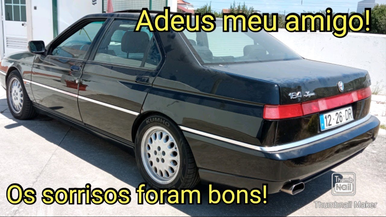 Adeus Alfa Romeo 164! Esse V6 Turbo BUSSO já deixa saudade!