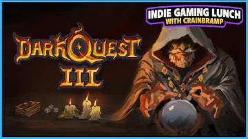 Tactical Dungeon Crawler Roguelike & Deckbuilder | Dark Quest 3 | Indie Gaming Lunch 4K60 Ultra