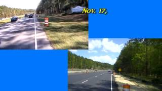 SCDOT Route 278 East Lane Addition  Project: November 2011 & April 2013