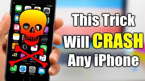 This Trick Will CRASH Any iPhone !!!