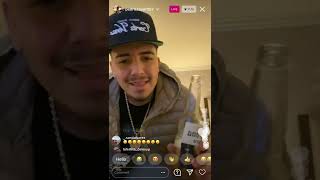 Pedro Tovar Celebrating Corta Venas Release in Instagram live 12/17/20 #eslabonarmado #pedrotovar