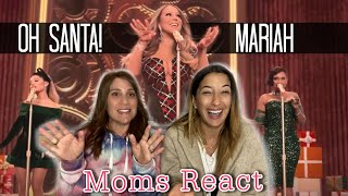 Moms React - Mariah Carey Oh Santa!(Official Music Video) ft.Ariana Grande, Jennifer Hudson Reaction