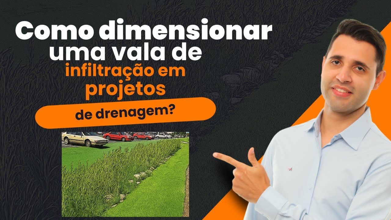 Como dimensionar uma vala de infiltrao em projetos de Drenagem - YouTube