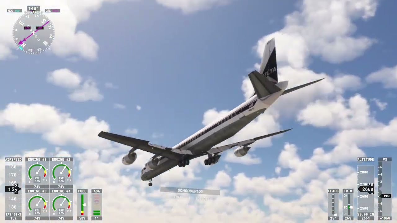 Douglas DC-8-71 KEWR to KJFK MSFS2020 Microsoft Flight Simulator 2020
