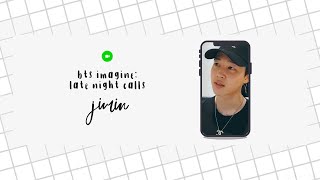 bts imagine: late night calls with jimin. 16+