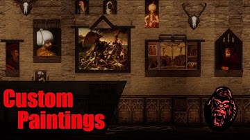 How to Make Custom Paintings in Minecraft ConquestReforged 1.19.2 [Tuturial]