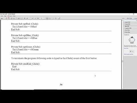 visual basic lecture 5 - YouTube