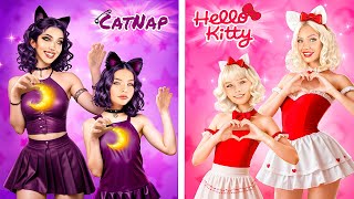 Catnap vs Hello Kitty ! Relooking Extrême D'une Chambre De Rêve !