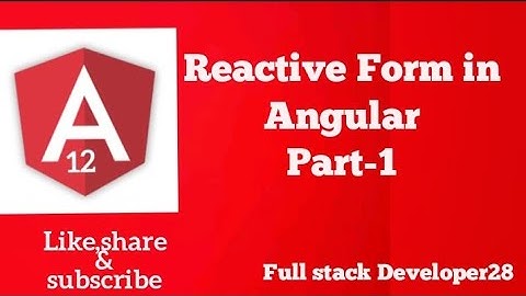 How to create Reactive Forms in Angular 12  in Hindi Part-1 || Angular Forms.
