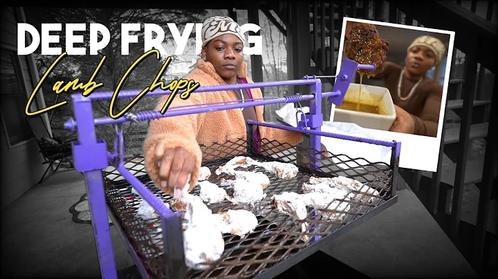 We Made DEEP FRIED LAMB CHOPS !! 😂