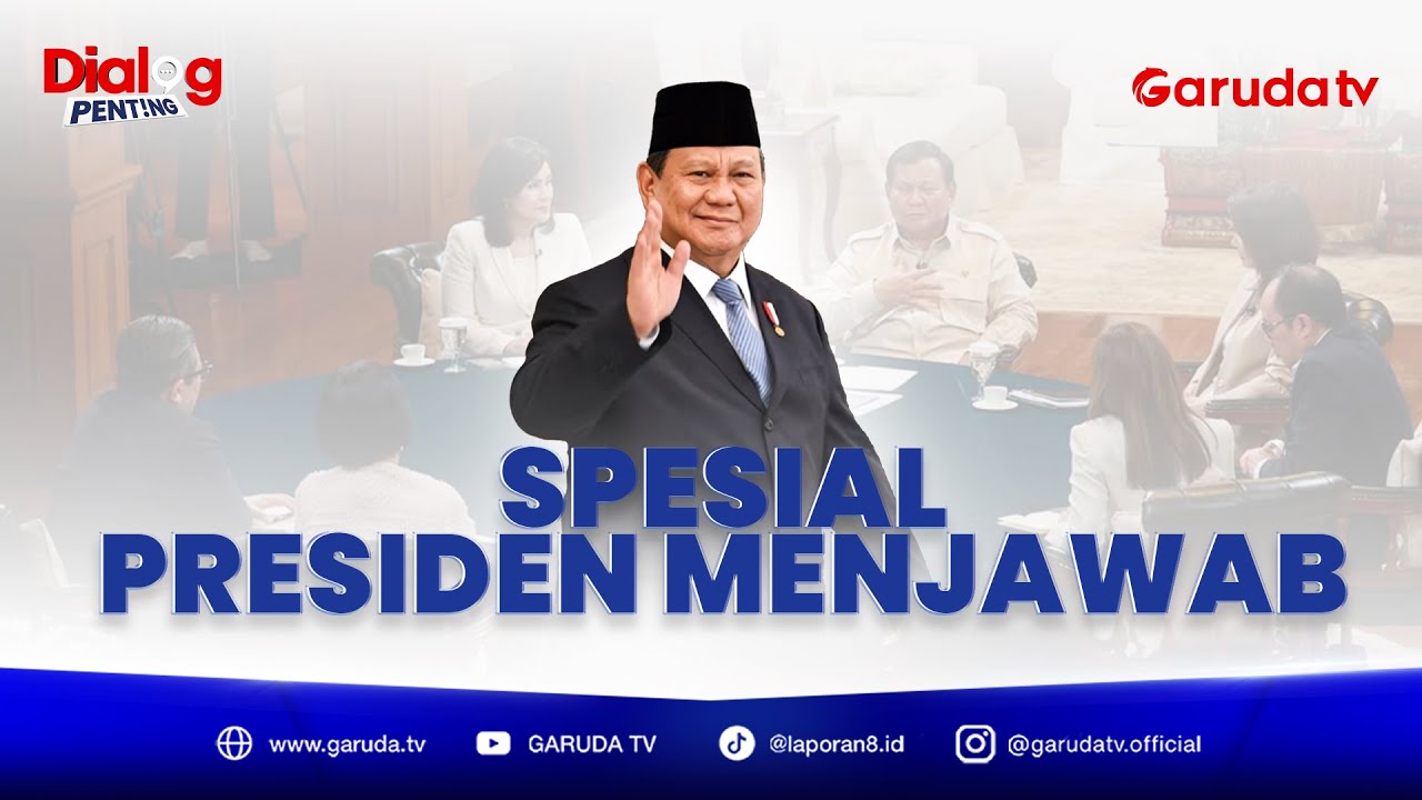 π΄DIALOG PENTING : Presiden Prabowo Menjawab - YouTube