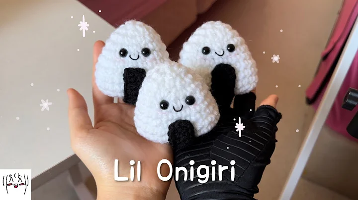 Quick Tutorial for Making Cute Onigiri Rice Ball Amigurumi