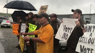 Local UPS drivers protest contract