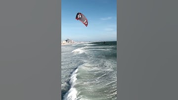 AWESOME KITESURF DRONE SHOT #shorts