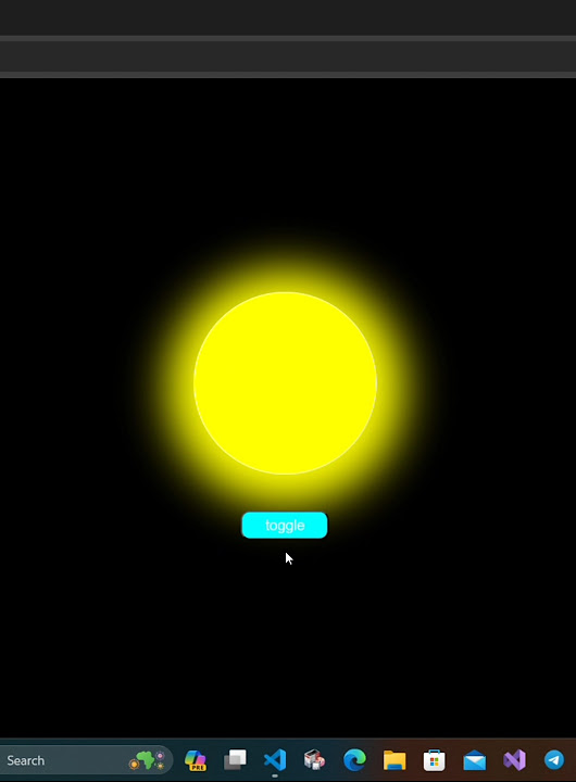 toggle bulb 💡||Created by HTML & CSS & javascript project ||#viral# ...