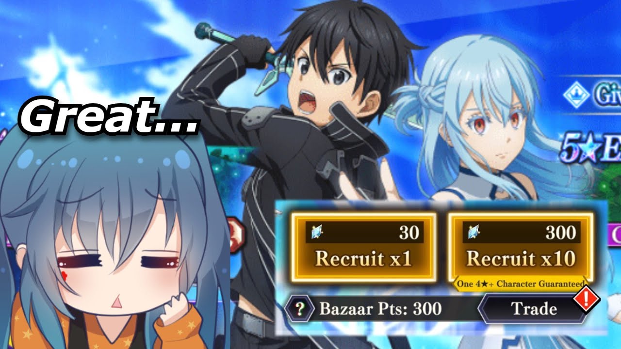 Какое ужасное начало для коллаборации! | Коллаборация по Sword Art Online, часть 1 (Призывы) | Sl...