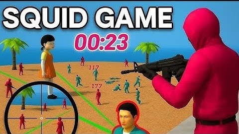 THE MOST POPULAR SQUID GAME 3D PLAY K SNIPER CHALLENGE ANDROID GAME 🎯