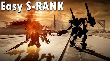 Easy S Rank: Defend the Old Spaceport (Defeat Nightfall Raven) - Armored Core 6