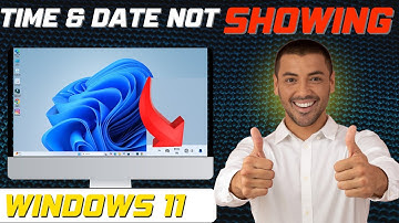 Time And Date Not Showing On Taskbar Windows 11 | Computer me Date And Time Kaise Set Kare