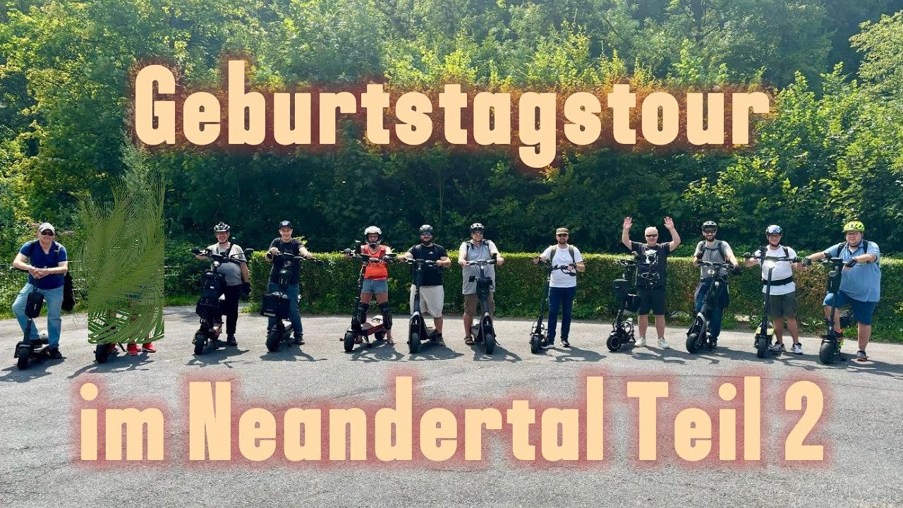Mit den eScootern durchs Neandertal Teil 2
